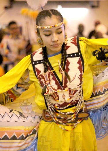 Gathering at the Rapids Powwow at George Leach Centre on Saturday, March 4, 2023 in Sault Ste. Marie, Ont. (BRIAN KELLY/THE SAULT STAR/POSTMEDIA NETWORK)