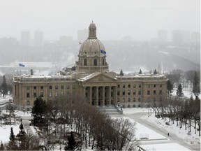 The Alberta legislature in Edmonton on Tuesday, Feb. 28. DAVID BLOOM/Postmedia