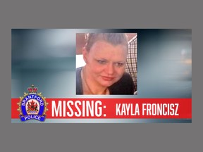 Kayla Froncisz, 33 of Brantford has been reported missing.