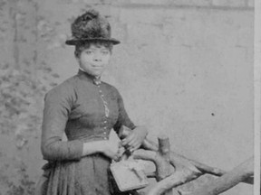 The Gales family has a connection to a hero of the Underground Railroad. John Gales, the third child of Harriet and Washington, married Harriet Tubman's niece, Amanda Stewart of St. Catharines, pictured here. The Collection of Betty Browne