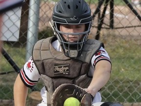 Brantford's Logan Forman will attend Wayne State University in the fall on scholarship to study and play softball for the NCAA Division II school. Submitted