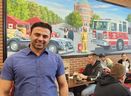 Javed Qadree, a former Peel Regional police officer, is the franchise owner for the new Firehouse Subs location in Chatham at 635 Grand Ave.  W. (Trevor Terfloth/The Daily News)