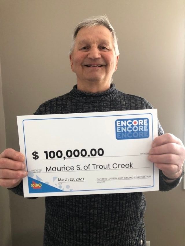 Trout Creek resident claims 100,000 Encore prize North Bay Nugget