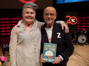 Comedian Mary Walsh stands with Moses Znaimer at the ideacity conference in Toronto on June 21, 2019 
Credit: Gene Driskell