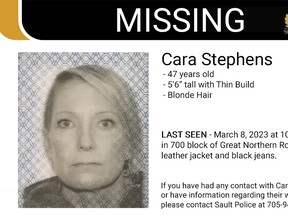 Cara Stephens has been missing since the morning of March 8, 2023.