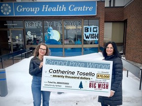 Catherine Tosello is the Grand Prize Winner of the GHC Big Prize Lottery.