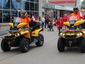 Off-road vehicles operated by Fort McMurray Search and Rescue during the Canada Day Parade in downtown Fort McMurray on Monday, July 1, 2019. Vincent McDermott/Fort McMurray Today/Postmedia Network