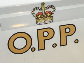 OPP logo on the side of a patrol vehicle