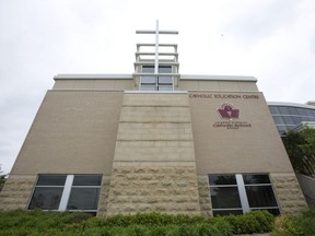 The London District Catholic school board office. (Derek Ruttan/The London Free Press)