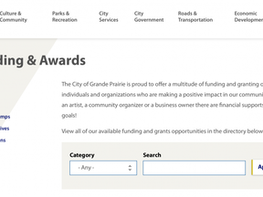 The City of Grande Prairie group funding grants are now open.