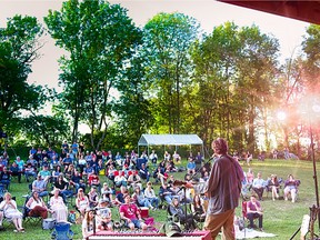 Joel Plaskett performs at Westben's Willow Hill amphitheatre, which offers the outdoor festival experience where you bring your own lawn chair. Westben is gearing up for its 24th season. SUBMITTED PHOTO