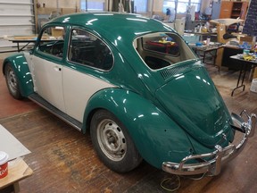 Students in a vintage car-building program at Simcoe Composite School will be entering this 1967 Volkswagen Beetle in the Motorama custom car show in Toronto March 10, 11 and 12, 2023.