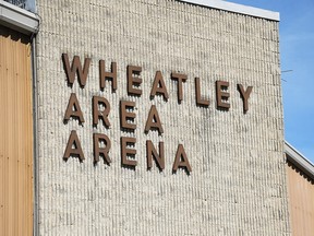 The Wheatley Area Arena is shown March 30, 2021.  (Tom Morrison/Chatham This Week)