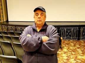 Jack Lunnon, who lives in the temporary homeless shelter in Chatham, is impressed by what he heard about Indwell's proposed supportive housing project in the city Tuesday night. (Ellwood Shreve/The Daily News)