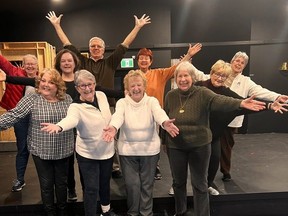 Act II Seniors Theatre group members at the Seaway Valley Theatre in Cornwall. Handout/Cornwall Standard-Freeholder/Postmedia Network