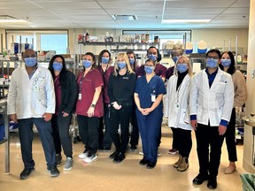 Handout/Cornwall Standard-Freeholder/Postmedia Network
A Cornwall Community Hospital photo of the members of the CCH pharmacy department staff team, taken on March 13, 2023.