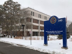 The Cornwall Police Service headquarters at 340 Pitt St., on Thursday March 2, 2023 in Cornwall, Ont. Hugo Rodrigues/Cornwall Standard-Freeholder/Postmedia Network