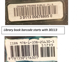 Bars and numbers help apps identify books and allow users to get information and check them out of the library.