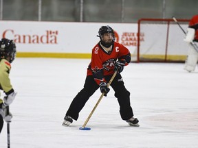 Jordan McClement of Hanover in action with Team Ontario at the 2023 Canada Winter Games in Prince Edward Island.