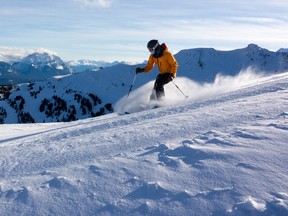 Marmot Basin in Jasper National Park has received nearly 300 cm of snow this season.