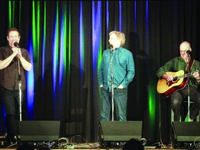 The Arrogant Worms entertained a crowd of about 160 people on March 26 at the Nanton Community Memorial Centre. LORI STUART