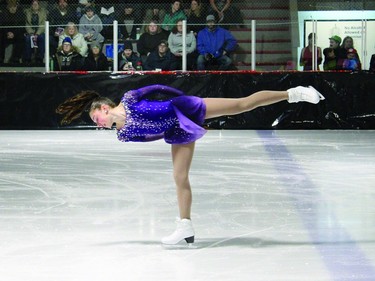 Guest skater Kaiya Ruiter performed her short program.