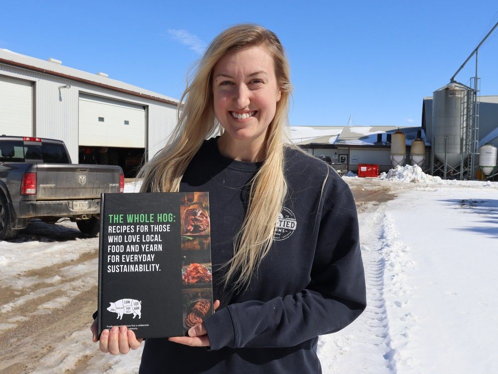 Lambton County farmers go whole hog on new Ontario Pork book