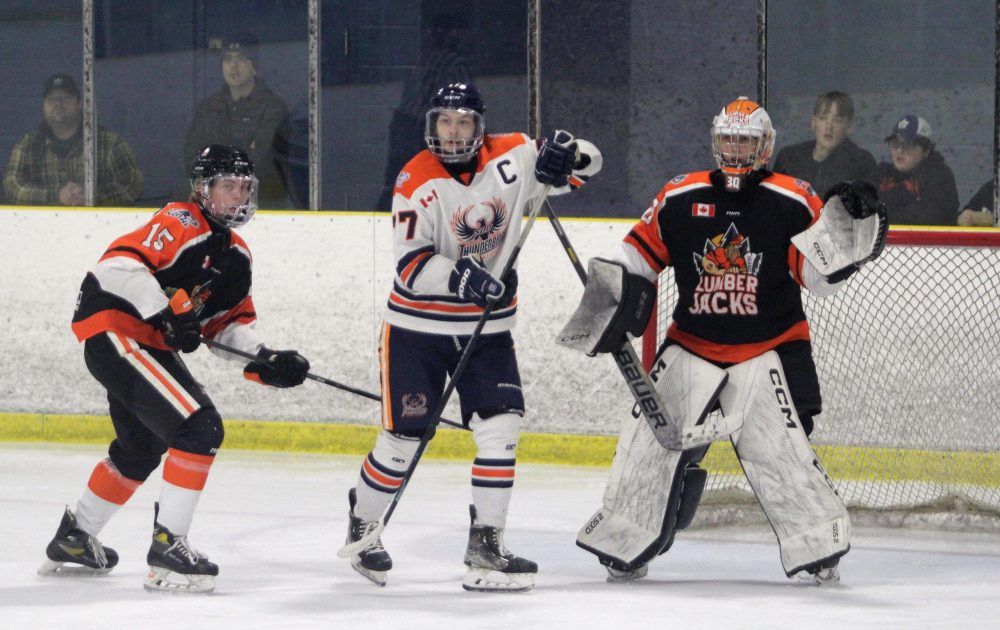 Soo Thunderbirds NOJHL Blind River Beavers Jackson Truchan hockey