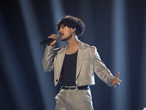 Canadian pop and R&B singer Preston Pablo, who is touted as a rapidly rising star, has fittingly won the JUNO Award for the 2023 Breakthrough Artist of the Year. Pablo, who was born and raised in Timmins, was nominated for three awards including Single of the Year, for the song "Flowers Need Rain," and the TikTok JUNO Fan Choice. Pablo is seen performing on stage at the 2023 JUNO Awards at Rogers Place on Monday night in Edmonton.

Dale MacMillan/Getty Images