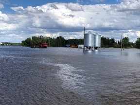 Flooding near MacGregor in 2022. (Shawn Cabak)