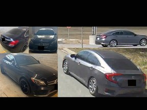 Kingston Police would like to speak to anyone who may have seen or interacted with a dark blue, four-door Mercedes Benz C300, sedan with chrome accents and black alloy Mercedes rims and a grey, four-door Honda Civic sedan with silver alloy rims.