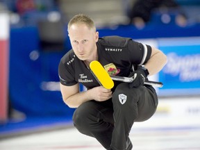 After making a three-event commitment to Team Carruthers back in late December, Brad Jacobs (shown here) is all in with Team Carruthers for the remainder of this season and beyond.