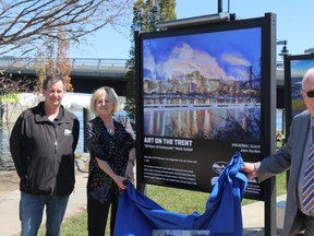 Quinte West Mayor Jim Harrison and members of city council unveiled 25 Years of Community, a photo exhibit celebrating Quinte West’s 25th anniversary in 2023 that opened on Saturday.
