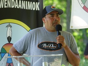 Chief Chris Skead of Wauzhushk Onigum has called the highway twinning project a step toward "economic reconciliation."