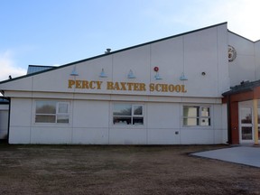 Percy Baxter School students sheltered in place Tuesday afternoon after a handgun was found in the school.