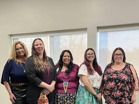Members of the Indigenous Society of Fort Saskatchewan pose during their official incorporation celebration. Photo supplied.