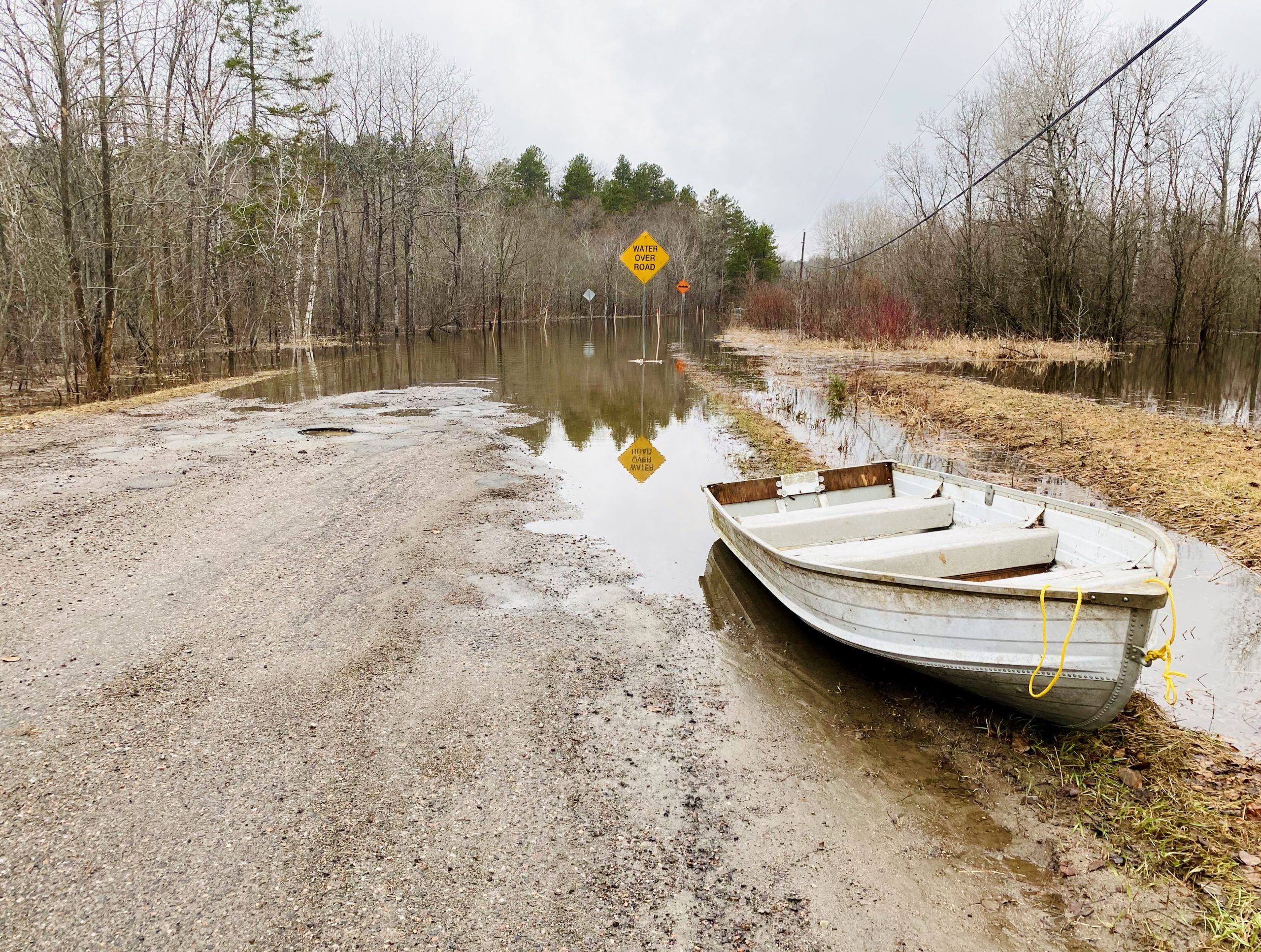 'I had to take a canoe back,' Grassy Lake Road residents recalls