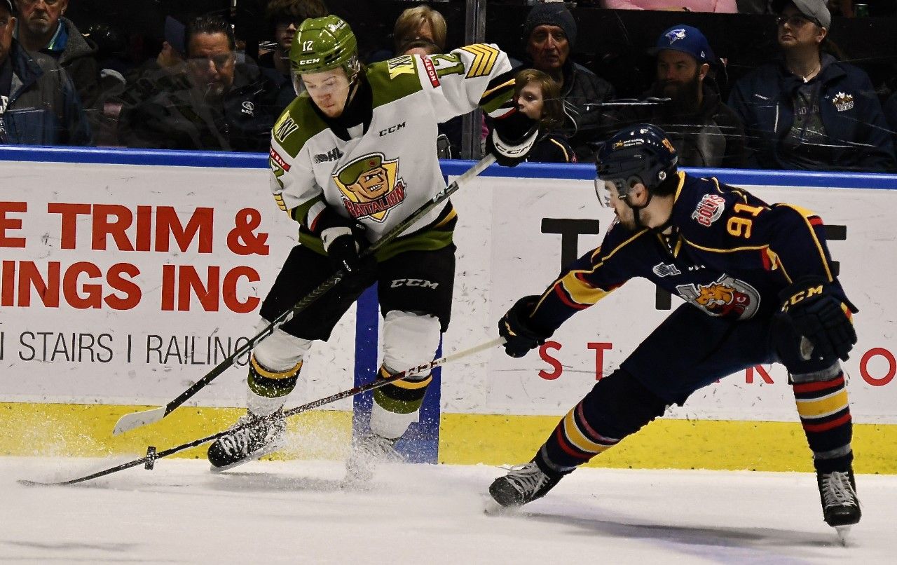 North Bay Battalion defeat the Barrie Colts 3-1 and advance to the Eas