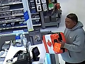 Belleville Police are looking to identify a suspect after the theft of a number of credit cards from a vehicle parked at Zwick's Park earlier this month led to thousands in dollars of illicit charges at area businesses. BELLEVILLE POLICE