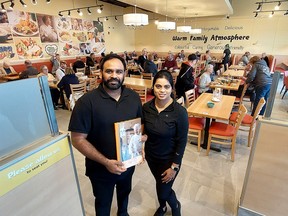 A new Cora Breakfast and Lunch restaurant opened in Chatham on Monday. The owners are Raj and Snighha Reddy. A grand opening is scheduled for April 12. (Ellwood Shreve/Chatham Daily News)