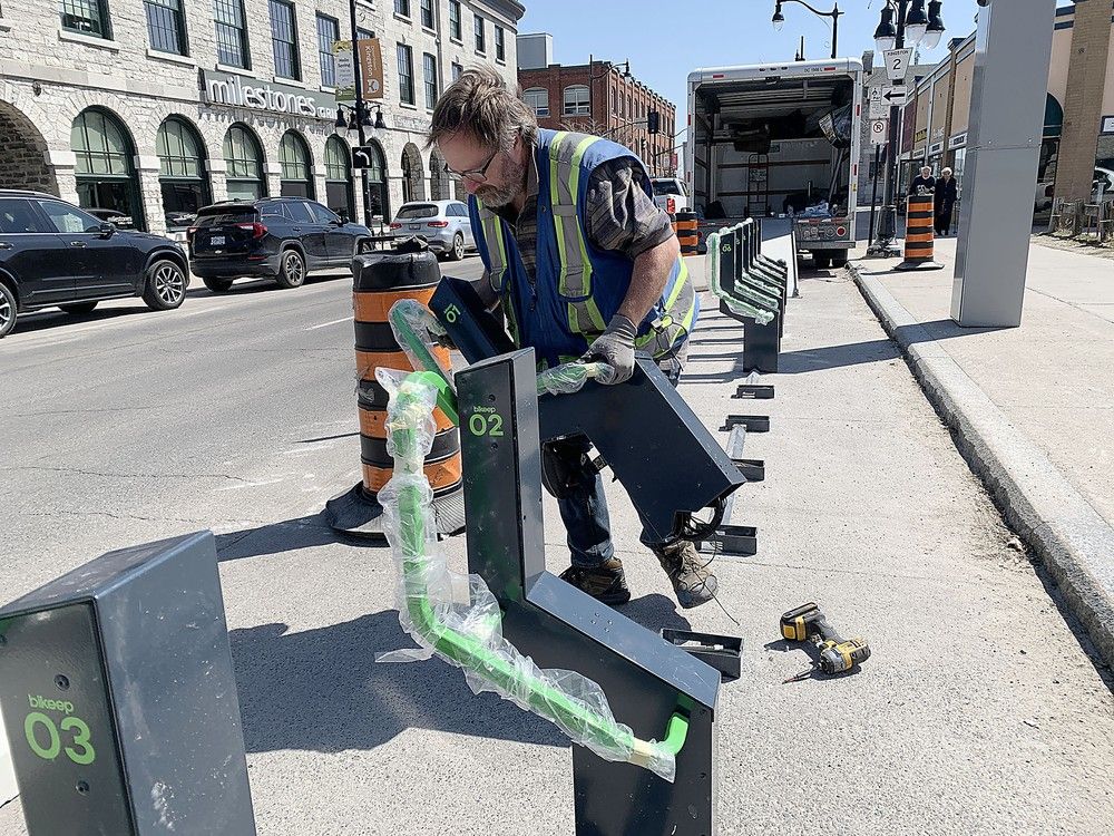 Secure bike parking added to Kingston's downtown Kingston/Frontenac