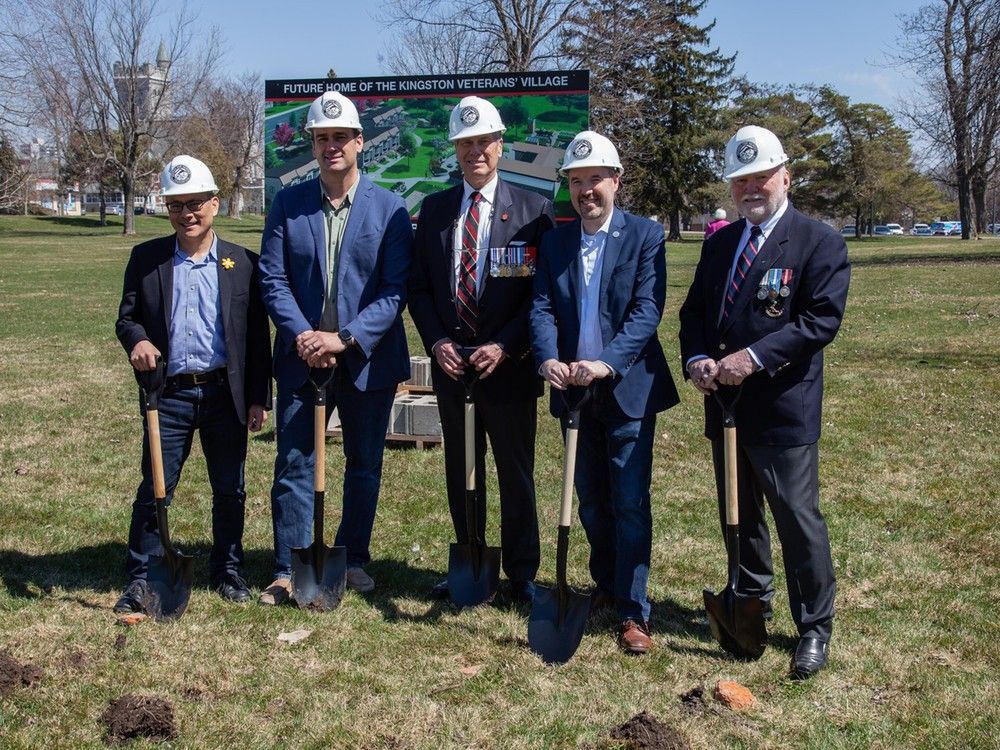 Kingston veterans housing project breaks ground The Kingston Whig