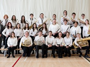 The St. Anne's Catholic Secondary School Concert Band made its return to competition on Thursday, March 30 at MusicFest Regionals in Orillia and was awarded gold standing. The band also received an invitation to compete at MusicFest Canada Nationals in Niagara Falls in May. Handout