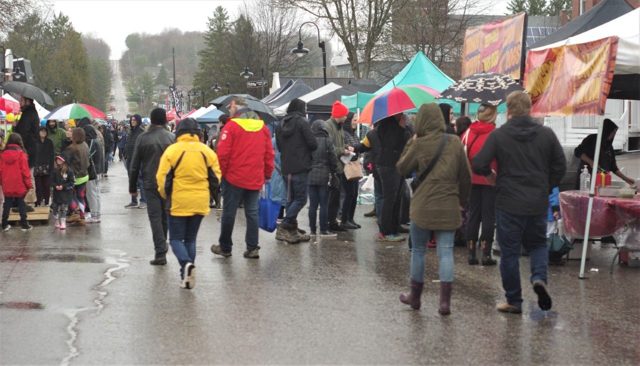 A happy but rainy return of the Powassan Maple Syrup Festival North