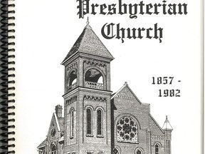 The cover of the Shakespeare Presbyterian Church Cook Book, which was published to celebrate its 125th anniversary.

Stratford-Perth Archives