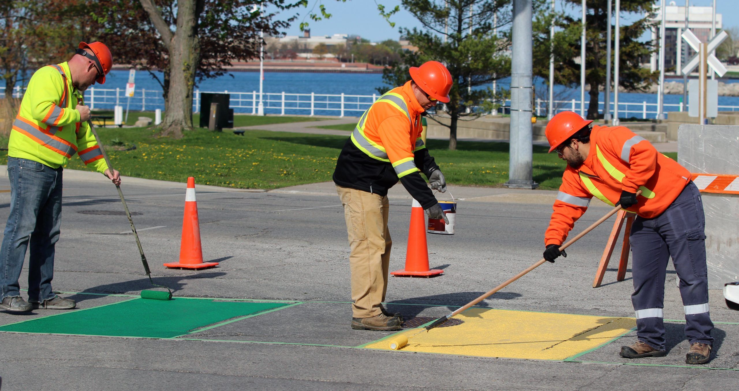 A crosswalk to remember: Sarnia makes good on OHL series bet | The ...