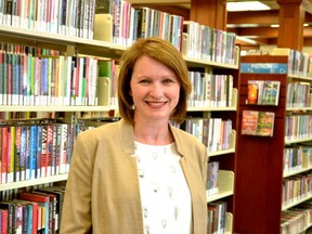 Krista Robinson, the city's former systems librarian and interim library CEO since January, has been appointed to the Stratford Public Library's top leadership position permanently.  (Galen Simmons/The Beacon Herald/Postmedia Network)