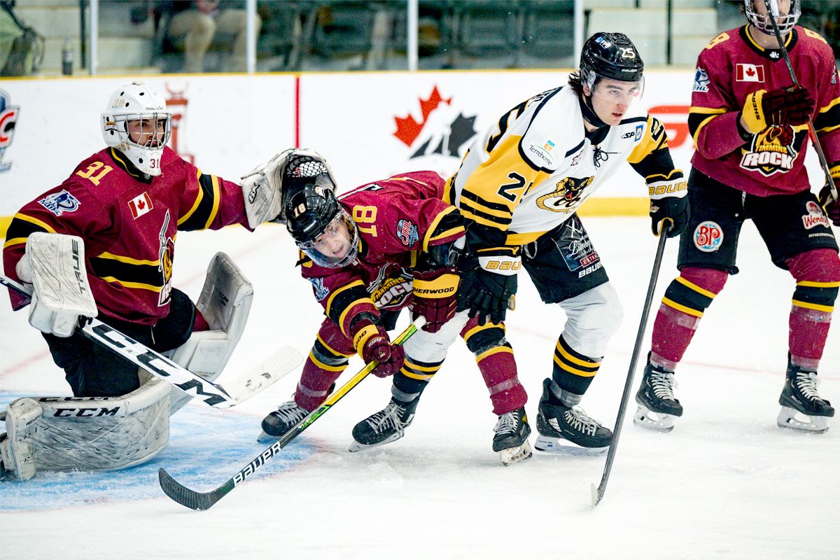 Late goal lets Cobras put bite on Rock at Centennial Cup The Daily Press