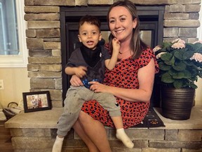 Stephanie Reid, whose two-year-old son Isaiah has a rare form of epilepsy, says it is a struggle to access timely diagnostic services, treatment and monitoring for her son at London's Children's Hospital, a regional hub for epilepsy care. (Supplied/Stephanie Reid)