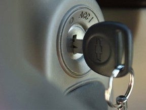 To avoid having a thief steal your vehicle, RCMP suggest you install a command start or buy a steering wheel lock. Postmedia File Photo